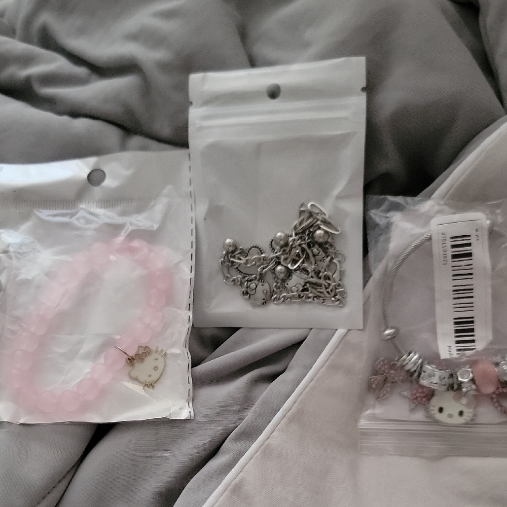 Hello Kitty Pink Bracelet Set Of 3
